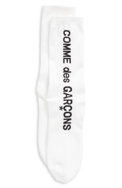 COMME DES GARÇONS LOGO CREW SOCKS