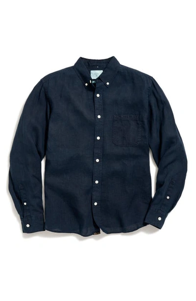 BILLY REID TUSCUMBIA STANDARD FIT LINEN BUTTON-DOWN SHIRT