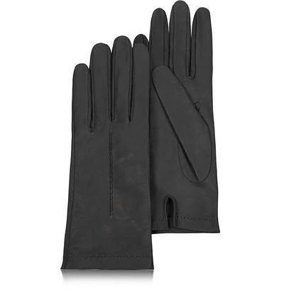 Gucci Designer Women's Gloves Women's Black Unlined Italian Leather Gloves In Noir