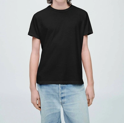 Re/done Black Hanes Edition 70s Loose T-shirt
