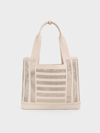 CHARLES & KEITH DELPHI CUT-OUT TOTE BAG