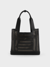 CHARLES & KEITH DELPHI CUT-OUT TOTE BAG