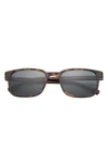 TED BAKER 55MM POLARIZED SQUARE SUNGLASSES