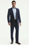 Brooks Brothers Performance Water Repellent Wool Suit Jacket In Navy
