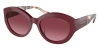 Michael Kors Women's Brussels 54mm Dark Red Sunglasses Mk2204u-39498h-54 In Multi