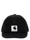 SACAI SACAI X CARHARTT WIP CAP HATS BLACK