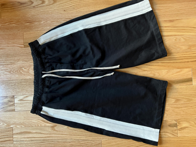 Pre-owned Rick Owens Fw19 Black/oyster Karloff Shorts