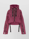 KHRISJOY SHORT PUFF DOWN JACKET WITH ELASTICATED HEM AND HOOD