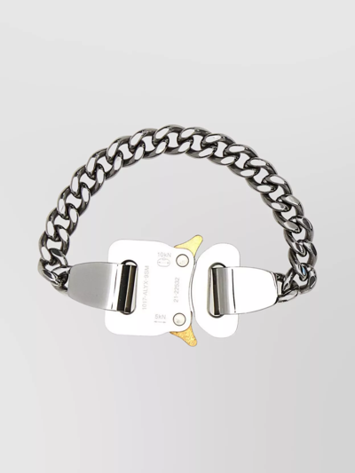 Alyx Gleaming Chain Link Wristlet In White