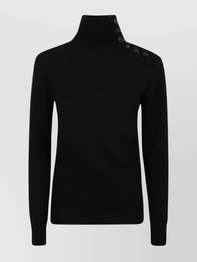 Rabanne Ruched Off-shoulder Flared Top In Black
