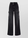 ISABEL MARANT ÉTOILE WIDE-LEG JEANS WITH HIGH WAIST AND MULTIPLE POCKETS