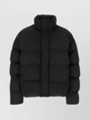 Balenciaga Padded Grosgrain Jacket In Black