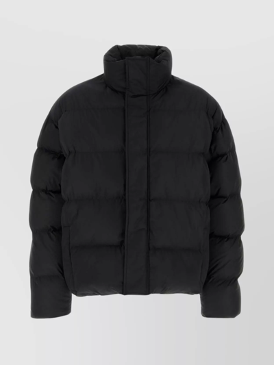 BALENCIAGA PADDED JACKET WITH PUFFER DESIGN AND HIGH COLLAR