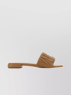 Miu Miu Quilted Leather Flat Slide Style