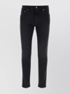 Dolce & Gabbana Gray Cotton Stretch Skinny Denim Logo Jeans