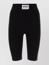 MOSCHINO RIBBED TEXTURE STRETCH WAIST LEGGINGS