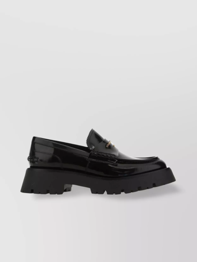 Alexander Wang Carter Loafers With Chunky Sole And Tassel Detail In White