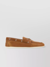 Miu Miu Contrasting Sole Refined Leather Slip-ons