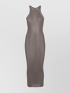 RICK OWENS FITTED RIBBED TANK DRESS