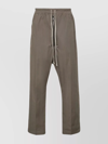 Rick Owens Bela Cotton Jogger Pants In Dust