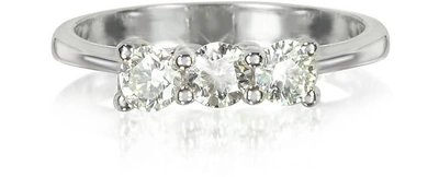 Gucci Rings 0.63 Ctw Diamond 18k White Gold Trilogy Vanity Ring In Blanc