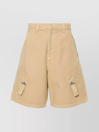 JACQUEMUS SHORTS CANVAS ZIP POCKETS