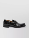 Versace Medusa Crocodile-embossed Leather Loafers