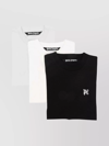 PALM ANGELS THREE MONOGRAM CREWNECK T-SHIRTS PACK