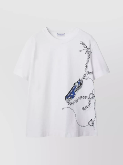 Burberry Hardware Cotton T-shirt Featuring Jewellery Designs