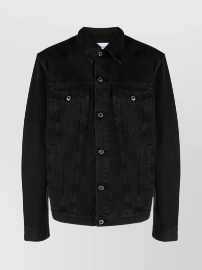 Off-white Denim Jacket In Black