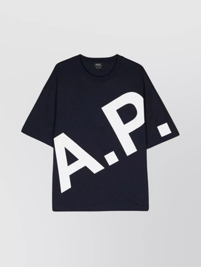 Apc A.p.c.  T-shirts And Polos Blue