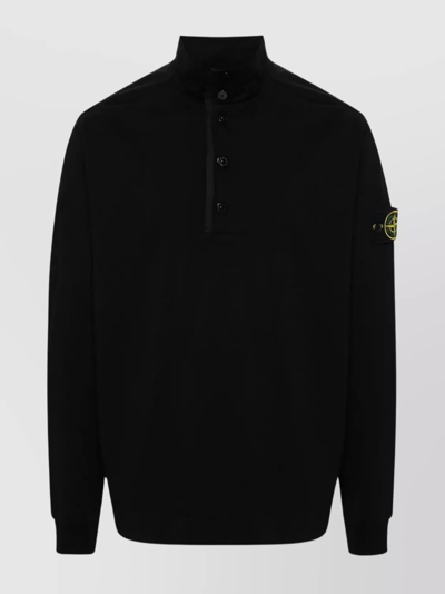 Stone Island Sweaters In Black