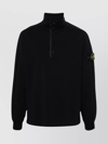 Stone Island Ribbed Cuffs Turtleneck Sweater