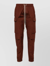 RICK OWENS MEGACARGO PANTS WITH ELASTICATED ANKLES AND CUFFS