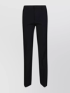 LIU •JO FLUID STRAIGHT LEG TROUSERS WITH POCKETS AND LOOPS