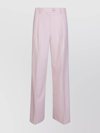 LIU •JO WIDE LEG TROUSERS WITH BACK POCKETS AND BELT LOOPS