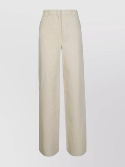 's Max Mara Long Trousers With 5 Pockets And Wide Legs In Beige