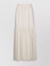 Max Mara Woman Maxi Skirt Cream Size 10 Virgin Wool