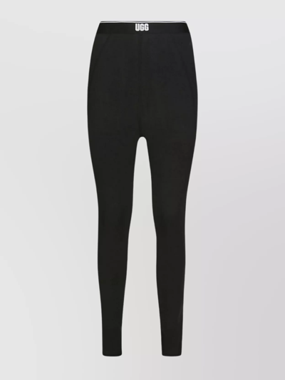 Ugg Selina Logo-waistband Leggings In Black