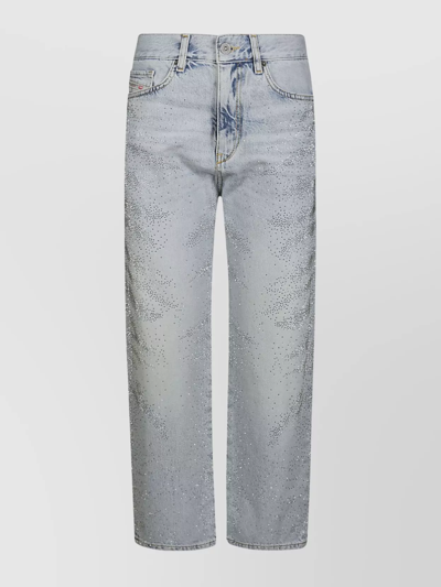 Diesel Light Blue Cotton Jeans In Denim