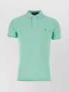 POLO RALPH LAUREN RIBBED COLLAR SHORT SLEEVES STRAIGHT HEM POLO SHIRT