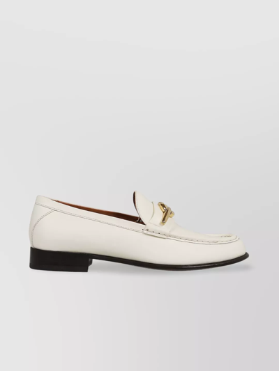 Valentino Garavani Vlogo Gate Loafers T. 25 In White