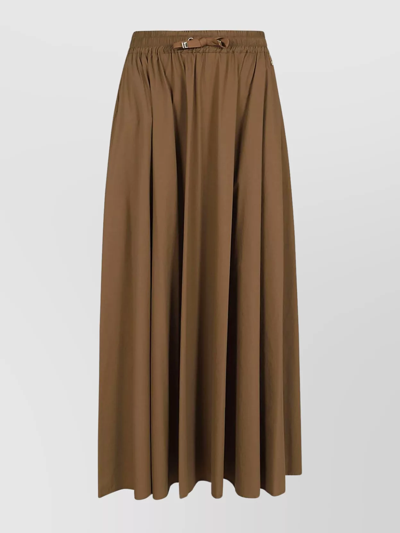 Herno Skirt In Light Nylon Stretch - Female Skirts Copper 50 In Brown