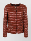 HERNO QUILTED SHINY FINISH BIKER JACKET