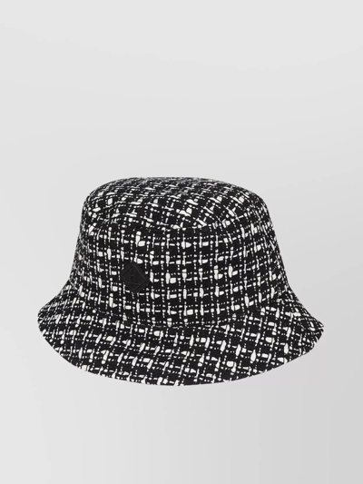 Herno Trend Tweed Hat In Black