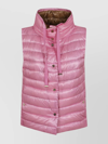 HERNO QUILTED HIGH COLLAR SLEEVELESS JACKET