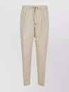 JACOB COHEN LOW CARROT FIT TROUSERS WITH ELASTIC WAISTBAND