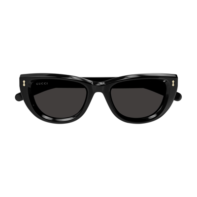 Gucci Sunglasses In Nero/grigio