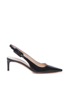 Gianvito Rossi Lindsay Slingback Dã© In Black