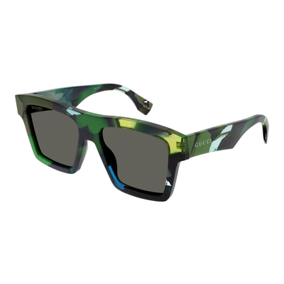 Gucci Sunglasses In Verde/grigio